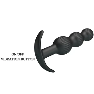 PRETTY LOVE - SIDNEY VIBRATORE ANALE 10 VIBRAZIONI NERO